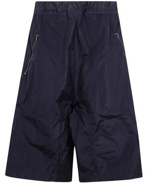 Sofie D'Hoore Korte Broeken ,Zwart ,Polyester Pond Relaxed With Zippockets Extra Low Crotch Short - Blauw