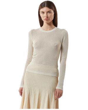 Silvian Heach Round-Neck Knitwear - Neutro