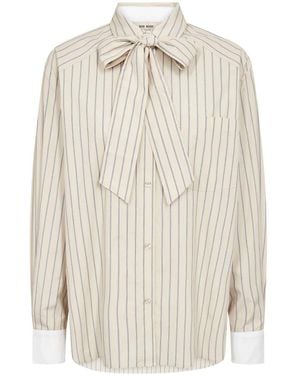 Mos Mosh Overhemden ,Katoen Mmkeeva Lilou Shirt - Naturel