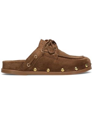 Alpe Schoenen ,Bruin ,Leer 5397 Trenzado Cuero