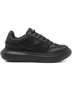 Emporio Armani Bequeme Sneakers Für Den Alltag - Schwarz