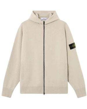 Stone Island Zip-Throughs - Neutro