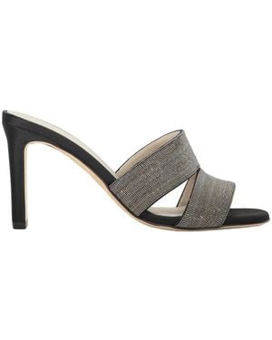 Fabiana Filippi Heeled Mules - Gris
