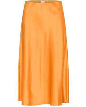 Saint Tropez Rokken ,Oranje ,Polyester Lodisa Sz Rok