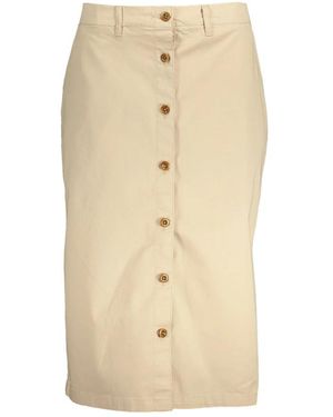 GANT Midi Skirts - Natural