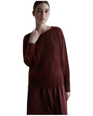 Marella Round-Neck Knitwear - Red