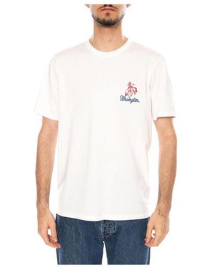 Wrangler Tops ,Wit ,T-Shirts