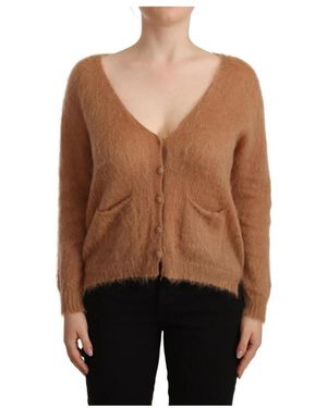 Pink Memories Cardigans - Brown