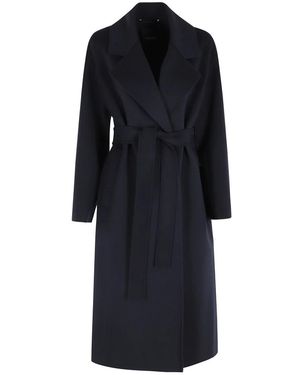 Max Mara Belted Coats - Black