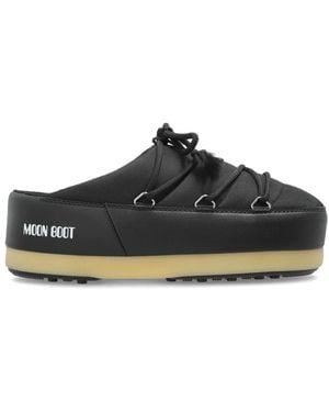 Moon Boot Mules - Black