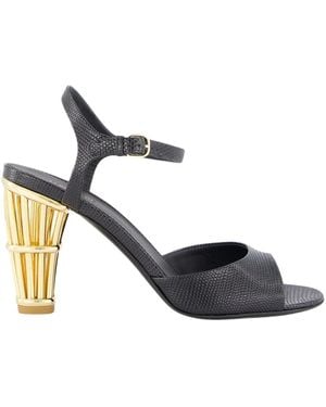 Ferragamo High Heel Sandals - Bleu