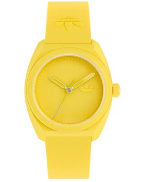adidas Accessoires ,Geel ,Geel Quartz Horloge