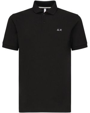 Sun 68 Polo Shirts - Black