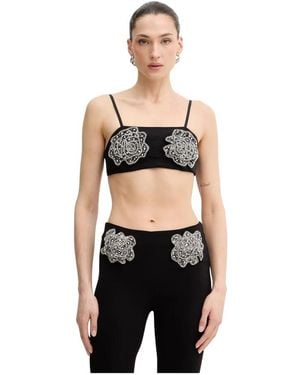 Pinko Versierd Top - Zwart