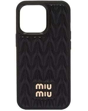 Miu Miu Phone Accessories - Black