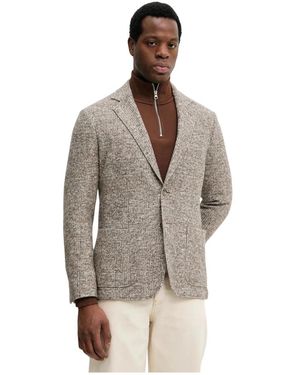 GANT Woll Karierter Blazer - Braun