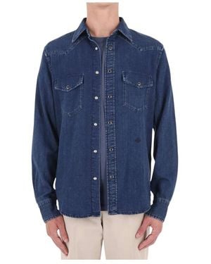 Jacob Cohen Denim Shirts - Bleu