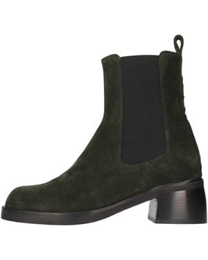 Mara Bini Evy Suede Beatles Enkellaarsjes - Zwart