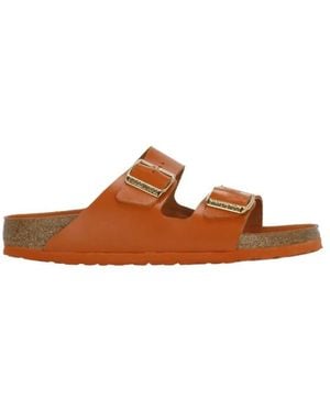 Birkenstock Sliders - Brown