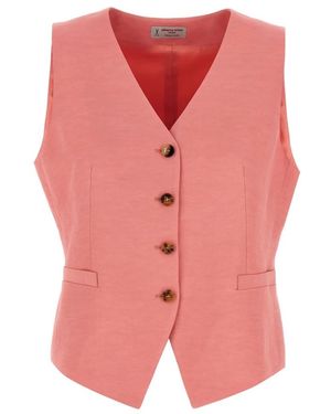 Alberto Biani Waistcoats - Pink