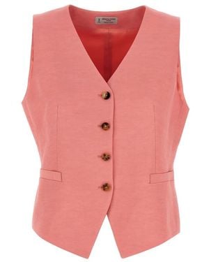 Alberto Biani Waistcoats - Pink