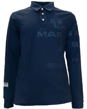 La Martina Polo Shirts - Blue