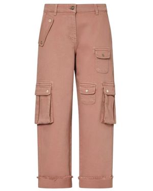 Liu Jo Broeken ,Worker Pants - Roze