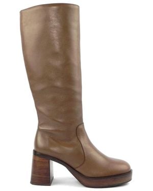 Ángel Alarcón High Boots - Brown