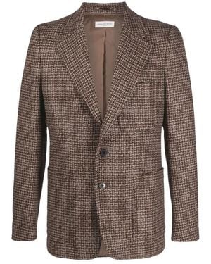 Dries Van Noten Jassen ,Bruin ,Wol Blazers