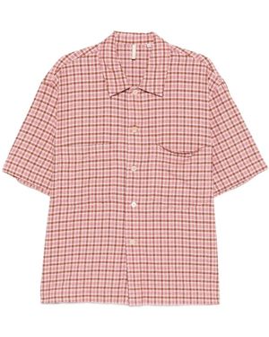 sunflower Short Sleeve Shirts - Pink