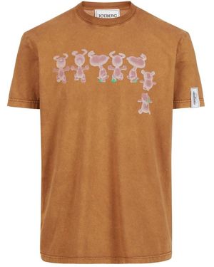 Iceberg T-Shirts - Marron