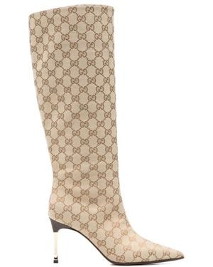 Gucci Bombshell Gg Laarzen - Naturel