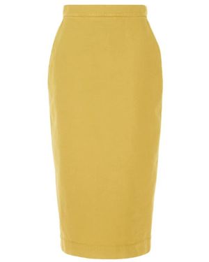 Max Mara Pencil Skirts - Yellow