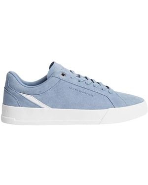 Tommy Hilfiger Wildleder Court Sneaker - Blau