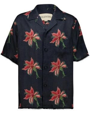 Valentino Garavani Short Sleeve Shirts - Black
