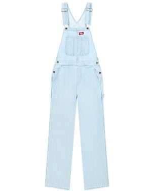 Dickies W' Loose Denim Bib - Blau