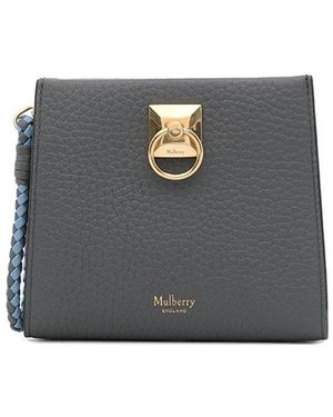 Mulberry Tassen ,Grijs ,Leer Iris Coin Zip Around Clutch
