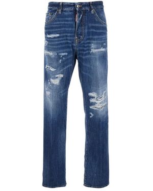 DSquared² Straight Jeans - Bleu