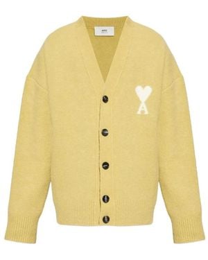 Ami Paris Cardigan - Gelb