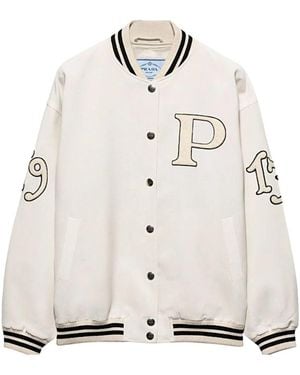 Prada Bomber Jackets - White