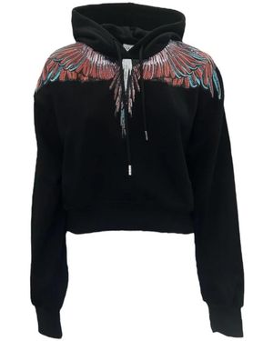 Marcelo Burlon Hoodies & Sweatvesten ,Zwart ,Hoodies