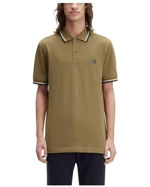 Fred Perry Polo Shirts - Green