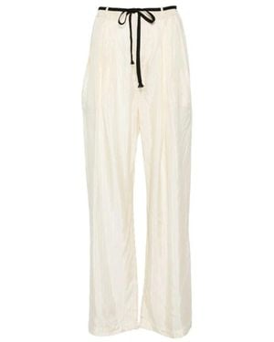 Barena Wide Hosen - Weiß