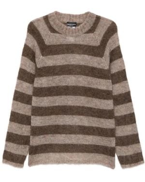 Emporio Armani Round-Neck Knitwear - Marrón