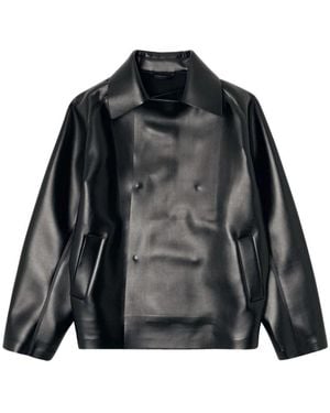 DIESEL Light Jackets - Black