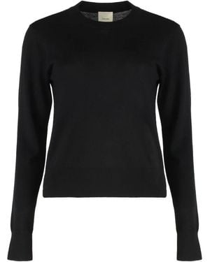 Calvin Klein Round-Neck Knitwear - Black
