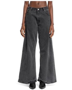 E.L.V. Denim Wide Jeans - Grey