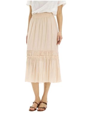 iN FRONT Midi Skirts - Neutro