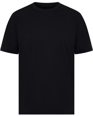 fakts 8031 Rundhals-T-Shirt - Schwarz