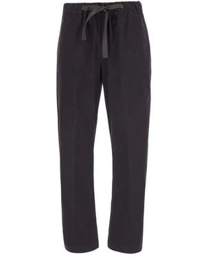Semicouture Broeken ,Bruin ,Katoen Buddy Pants - Blauw
